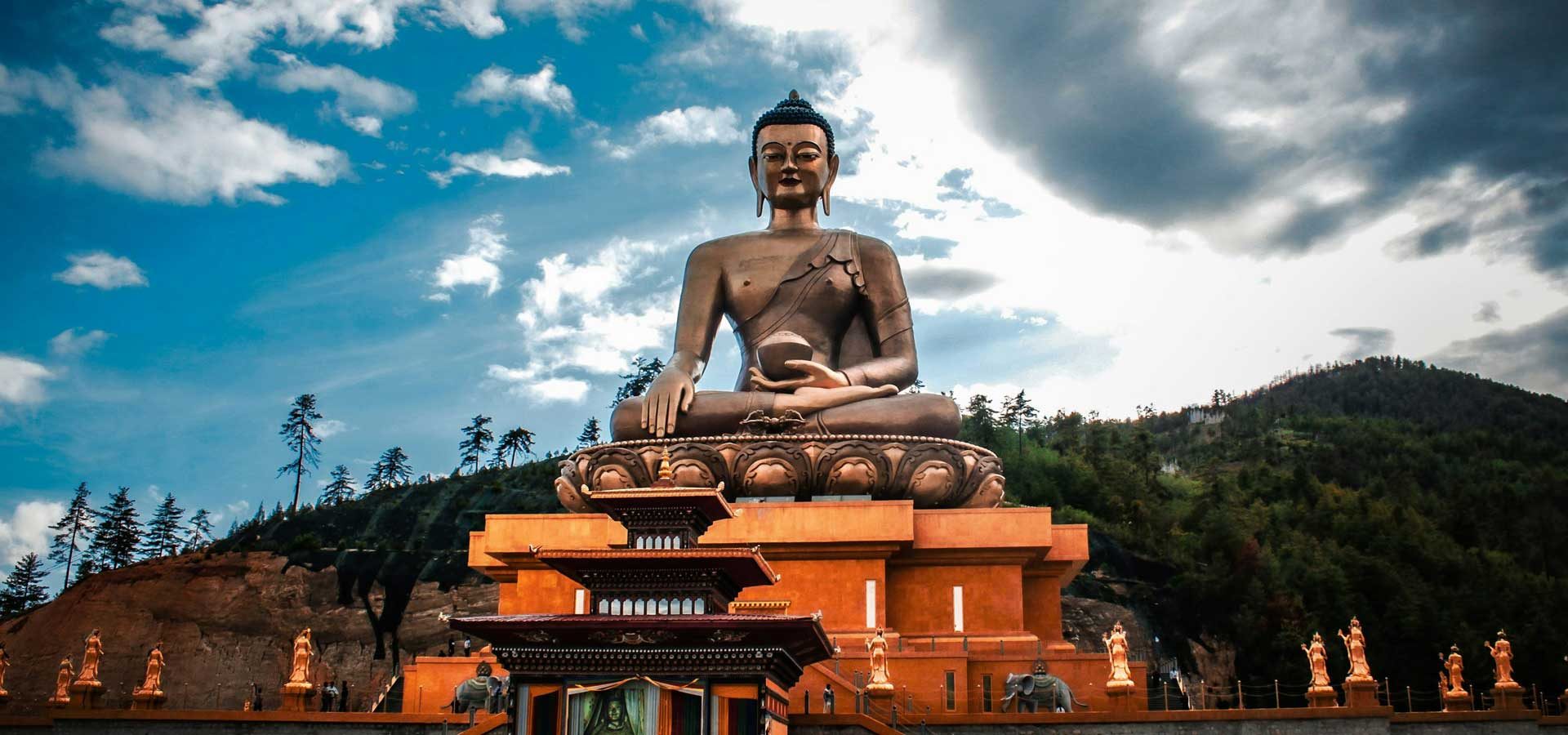 Buddha Dordenma statue overlooking Thimphu